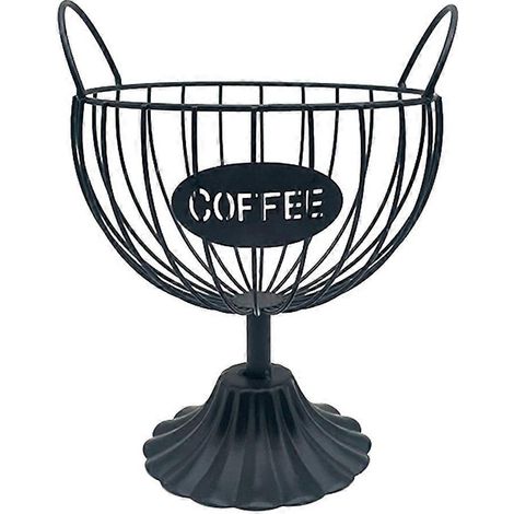 Kaffeekapselhalter für Tassen, Kaffeekapselhalter Schwarz