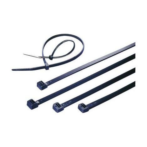 SERRE-CÂBLES 200 MM X 2.50 MM NOIR TRU COMPONENTS TC-CVR200MW203 1592813 CRANTAGE INTÉRIEUR 100 PC(S) (1/2)