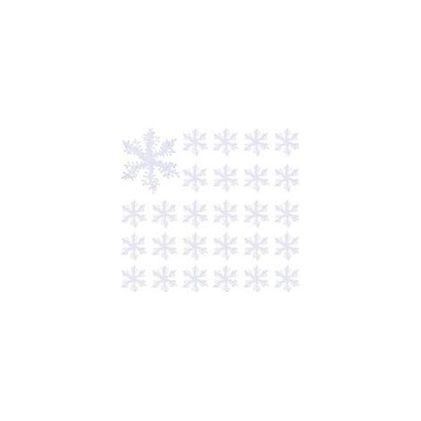 30 Pièces Flocons de Neige Blancs,Decoration Sapin Noel,Suspension Noel,Produits Suspendus Réalistes,Décoration Idéale à Suspendre au Sapin de Noël,Décoration de Noël