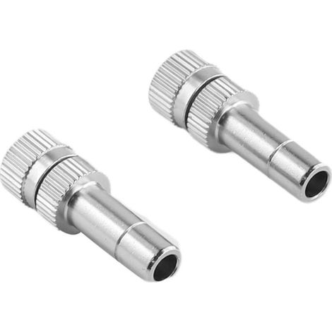 Buses de brumisation en laiton à connexion rapide, buse pulvérisation basse pression, surpression cuivre pour pulvérisateur d'irrigation goutte goutte, système brume refroid 10 pièces 0.6mm(0.0236in) (1/5)