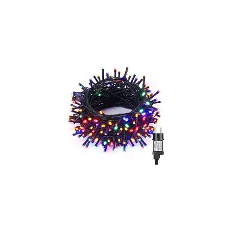 Guirlande Lumineuse Noël Multicolore, 20M 200 LED Intérieur et Extérieur Fée Lumineuse Décorative Fil Vert Fairy Lights avec 8 Modes Étanche pour Noël Arbre Mariage Hôtel Fête Anniversaire (1/5)