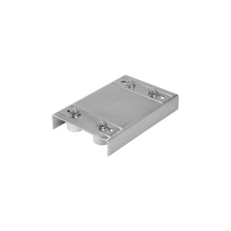 piastra di guida superiore doppia regolazione a 4 rulli rullo ø 40x60 - regolazione 200-243 mm