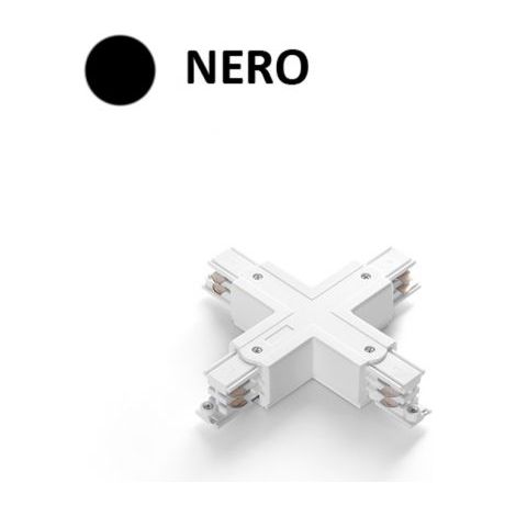 Conettore a X  colore nero per sistema binario