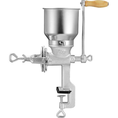 Mophorn Manuelle Getreidemühle aus Gusseisen, Handkurbel Kornmühle mit großem Trichter & stabiler Tischklemme, vielseitig einsetzbar für Kaffeebohnen, Mais und Nüsse, praktisches Küchenwerkzeug (1/5)