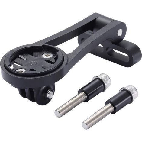 Support de compteur de vélo Garmin, support de coffre pour Edge 200, 500, 510, 800, 810, 1000, 1030 (noir/rouge) (1/5)