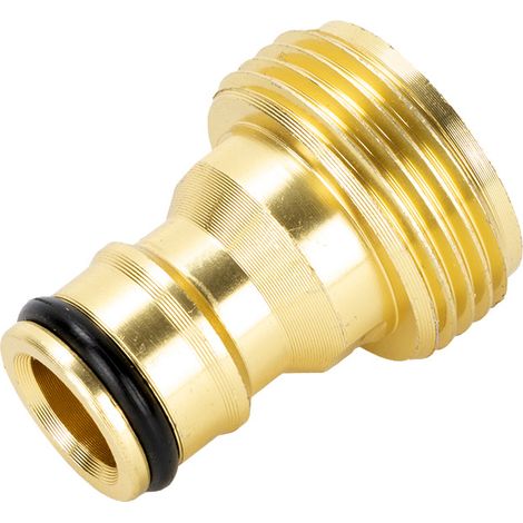 Raccord hexagonal fileté extérieur en alliage d'aluminium, raccord de robinet multifonctionnel (1/2)