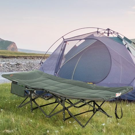 Bain de soleil pliable avec dossier inclinable et porte-gobelet, supporte jusqu'à 120 kg, 68 x 190 x 48 cm, gris