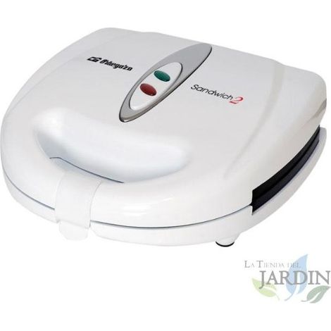 Rock'n Toast Sandwich Squared, Grill avec revêtement anti-adhérent, Capacité pour 2 sandwichs, Surface Grill, 800W