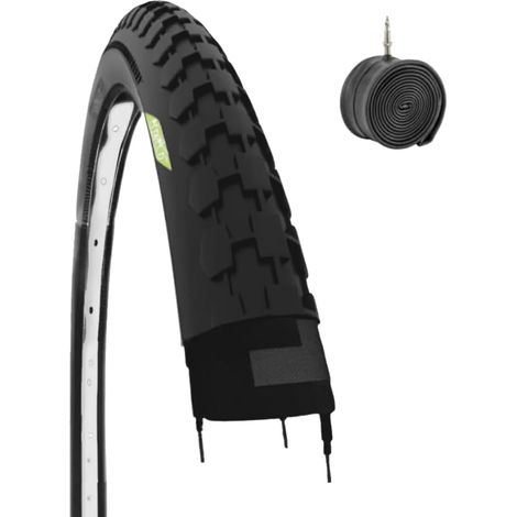 1 COPERTONE 26X1 1/2 (40-584) + CAMERA PNEUMATICO PER BICI BICICLETTA VINTAGE OLANDA STRADALE ADULTO (1/4)