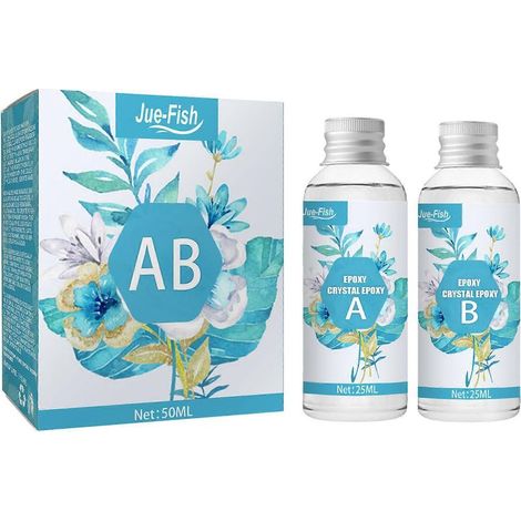 Kit de Résine Époxy Résistante aux UV et à la Chaleur, Mélange Facile 1:1 pour Revêtement et Moulage (1/4)