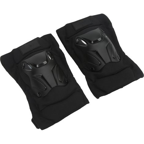 Kurze, reflektierende Knieschoner aus dickem, flexiblem und atmungsaktivem Polypropylen (PP) für Motorradfahren und Outdoor-Aktivitäten. (1/5)