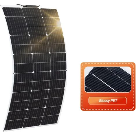 Panneau Solaire Flexible, 150W, charge 18v (1/2)