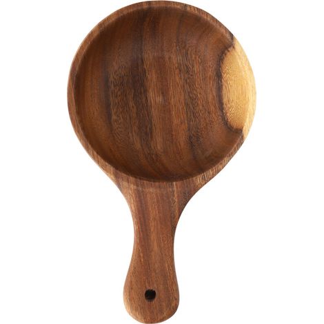 Bol en Bois pour Salade avec Anse, Récipient Alimentaire pour Kimchi et Fruits, Ustensiles de Cuisine (1/5)