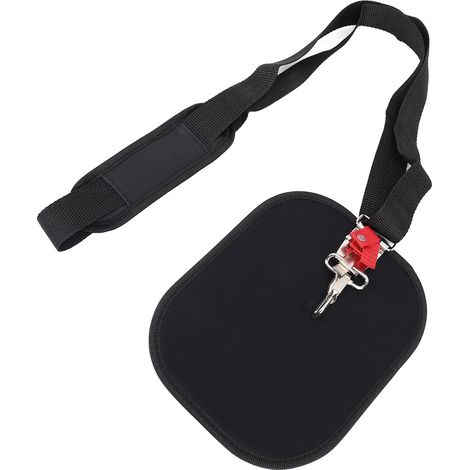 Bretelle porte-taille-herbe épaule unique en nylon rembourrage épais longueur réglable harnais débroussailleuse pour outils de jardinage (1/5)