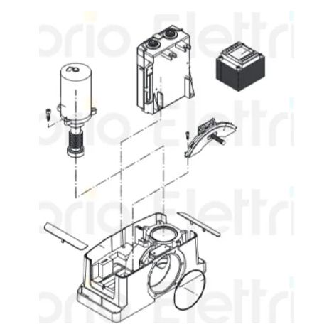 beninca pièce détachée armoire de commande +transformateur pour bull424/624 esa 9688131 (1/3)