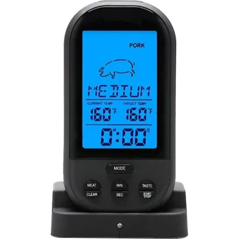 Thermomètre Digital à Transmission Sans Fil avec Probe pour Cuisson de Viande et BBQ - Modèle ProCook Elite (1/5)