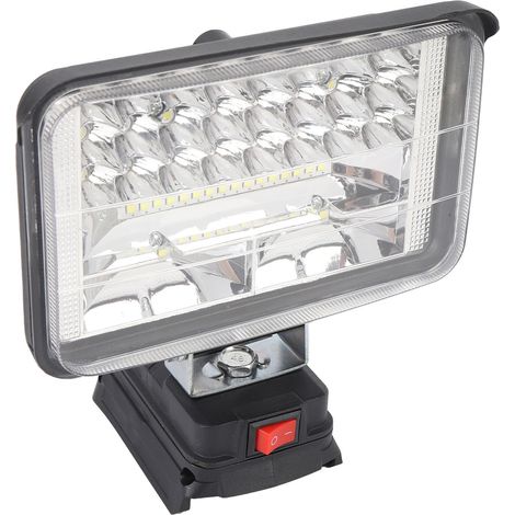 Projecteur LED sans fil 50W 5400LM 6000K blanc alimenté par batterie pour GBA18V80 BAT612 BAT611 BAT610 BAT610G (1/5)