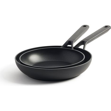 KitchenAid - Classic Forged Frypan Set - Black - 24cm + 28cm