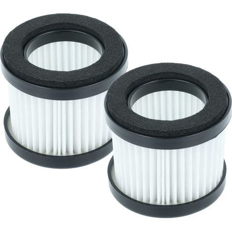 vhbw 2x filtro sostituisce Kärcher 2.863-328.0 per aspirapolvere - filtro HEPA nero / bianco