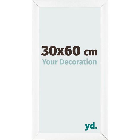 yd. - Cadre photo 30x60 - Blanc Mat - MDF - Pisa (1/5)