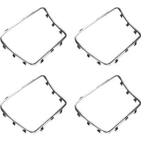 Embellecedor cromado para el portavasos delantero, compatible con 4 coches A2056830900 y con los modelos W205, C205 y C253 de 2015 a 2021.