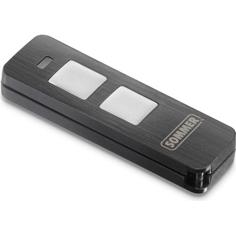 Funkfernbedienung 2 Kanäle SOMMER PEARL TWIN BLACK S10019-00001 868 Mhz
