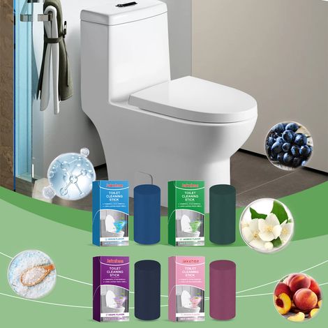 Reinigungsstift (Traubenduft) – Haushaltsreinigungsstift mit frischem Duft zur Entfernung von Urinflecken und Verunreinigungen – 150 g WC-Reiniger mit Pfirsichduft -- BIEMMEDUE (1/5)