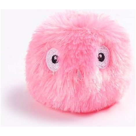 Interaktives Katzenspielzeug, mit Vogelstimmen, Fröschen und Grillen, Plüsch-Katzenbällen zum Jagen (Pink (Vogelgeräusch)) (1/5)