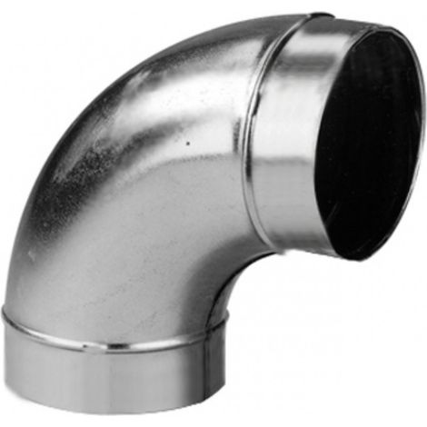 Coude 45 galva D100 - CD 100/45 UNELVENT - 864689 Diamètre 100 mm