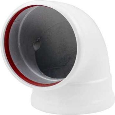 87º Aluminium-Kniestück, wasserdicht – 100 mm, DISMOL