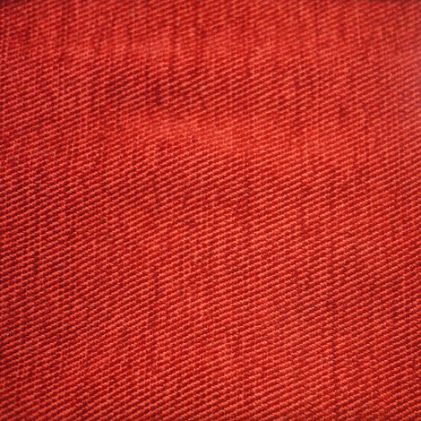 Tissu uni non feu M1 en velours fiore Rouge 280 cm