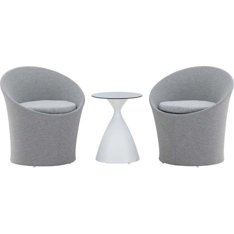 Spoga ensemble de salon ensembles 3 parties blanc,gris. (1/5)