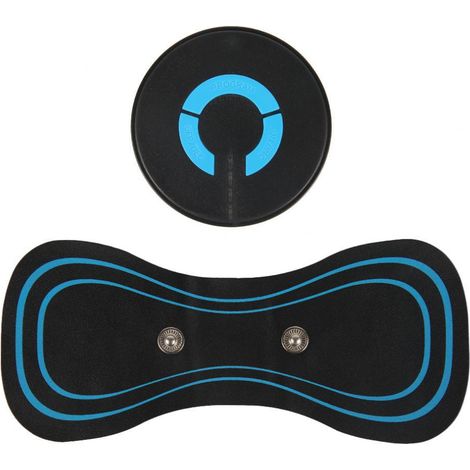Selbstklebendes Massagegerät, 6 Modi, 10 Intensitätsstufen, lindert Müdigkeit, entspannt den Nacken, selbstklebendes Massagegerät - AquaForge (1/5)