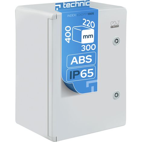 Coffret électrique nu étanche IP65 en ABS 300 x 400 x 220 mm - montage en saillie (1/5)