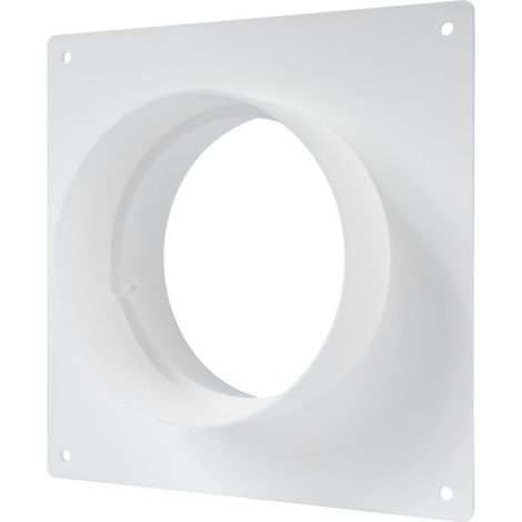 Vent Systems Lot de 1 connecteur de conduit de ventilation droit en plastique pour système de ventilation et climatisation 10 cm (1/5)