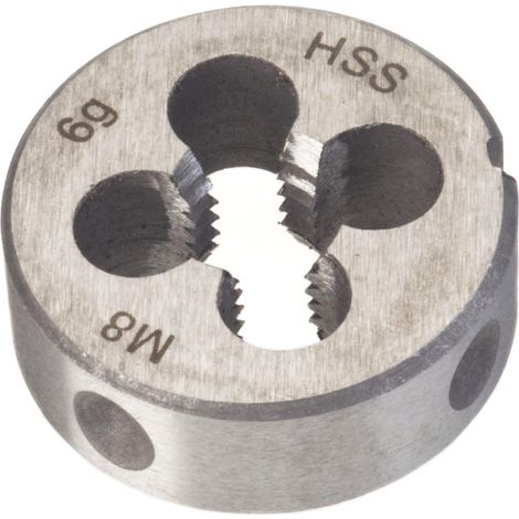 Hazet 849AG-M8 Filière métrique M8 HSS (1/4)