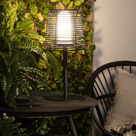 Lampe à Poser Extérieure Asha Brun (1/5)