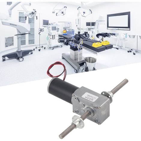 Doppelte Abtriebswelle mit M8-Gewindespindel, 1280er Motor mit Flansch, 200er Vorwärts-/Rückwärtsübersetzung (1/5)