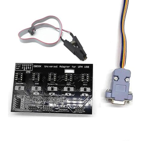Universelle EEPROM-Adapterplatine für UPA USB-Steuergeräteprogrammierer mit SOP8-SOIC8-Clip und UPA-USB V1.3-Testkabel (1/5)