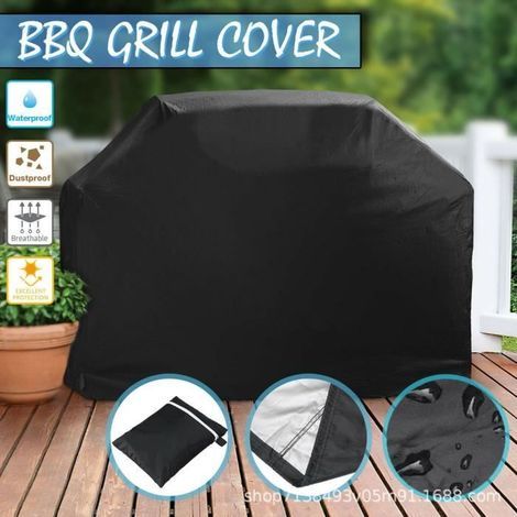 Barbecue cover - BRAND - Model - Waterproof and UV-resistant 210D Oxford fabric (1/4)