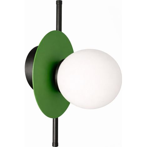 Wandleuchte 1xE14 Luma Black/Khaki (1/5)