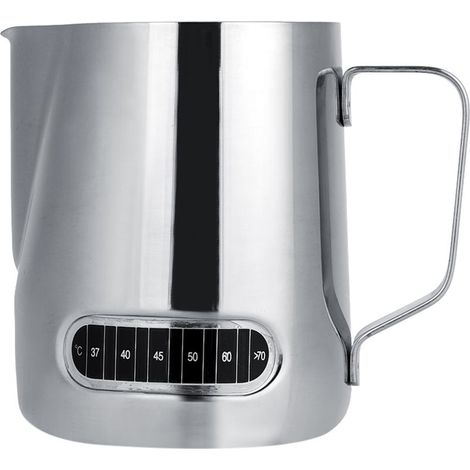 Verseuse à lait 600 ml en acier inoxydable,tasse à espresso avec graduation (1/5)