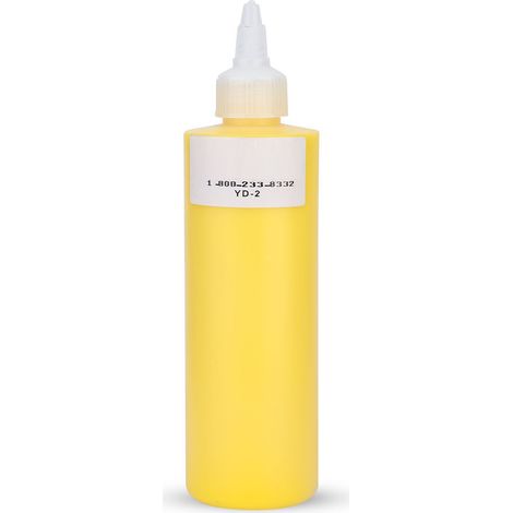 Kit de 240ml d'encre de tatouage monochrome jaune, pigment semi-permanent pour maquillage corporel. (1/5)