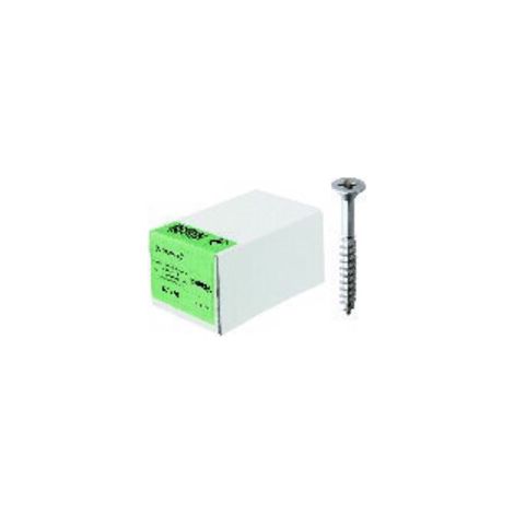 E-NORMpro Spanplattenschraube, Senkkopf, A2 VG PZD 4,0x 20 KP 100 Stk