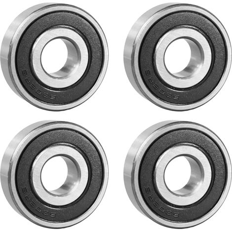4pcs 6302 2RS roulement a bille 15x42x13mm, 6302-2RS 6302RS Scellés Carbone Acier pour Machines et Outils (6302-2RS 4pcs) (1/5)