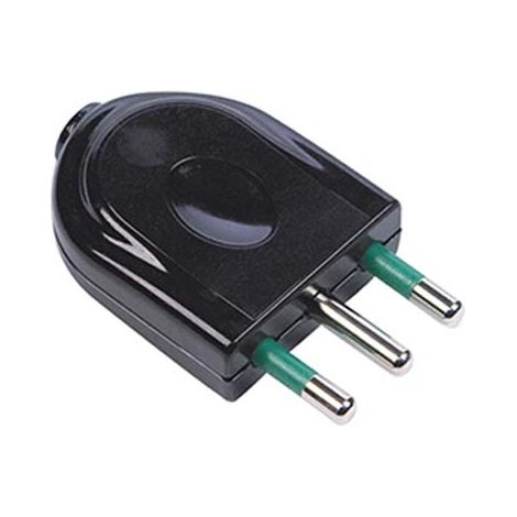 SPINA MOBILE GARANTI - NERO 2P+T 16A- 10 pezzi