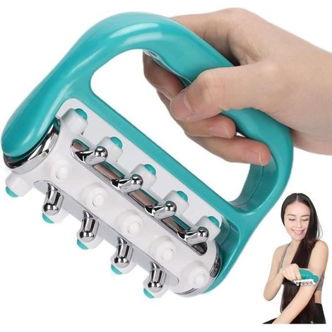 HONORNIC - Rouleau De Massage,Barre de fascia,Rouleau Masseur Manuel Anti-cellulite,Musculaire Fitness Fascia Rods,Rouleau de relaxation(Vert) (1/4)
