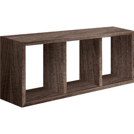 Étagère Décoration Murale - Salon, Chambre, Bureau - MDF, Noyer Scié 70 X 30 X 15,5