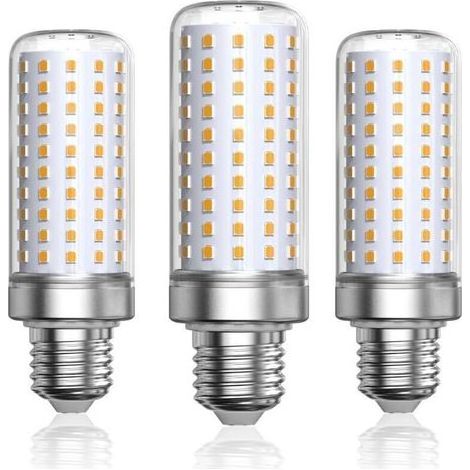Ampoule LED E27 Maïs 1800LM Équivalent 200W Blanc Chaud 3000K Non Dimmable pour Salon Lustre Porche Lot de 3 (1/5)