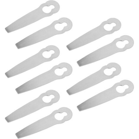 ALLIANDISUlisemLot de 10 lames de rechange pour tondeuse à gazon en métal pour Polycut 2 2 pour (1/5)